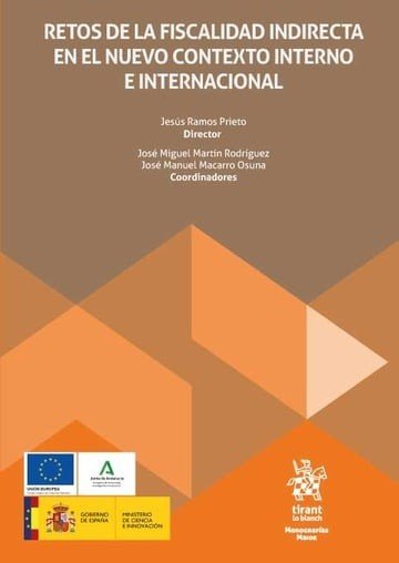 Retos de la fiscalidad indirecta en el nuevo contexto interno e internacional, de RAMOS PRIETO | portada del libro