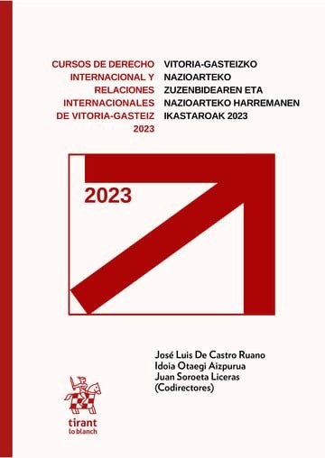 Cursos de Derecho Internacional y Relaciones Internacionales de Vitoria-Gasteiz 2023, de SOROETA LICERAS | portada del libro