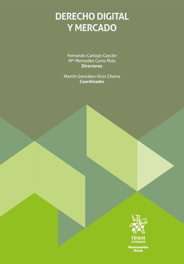 Derecho digital y mercado, de CARBAJO GASCON | portada del libro