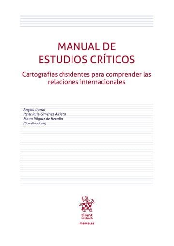 MANUAL DE ESTUDIOS CRITICOS, de IRANZO | portada del libro