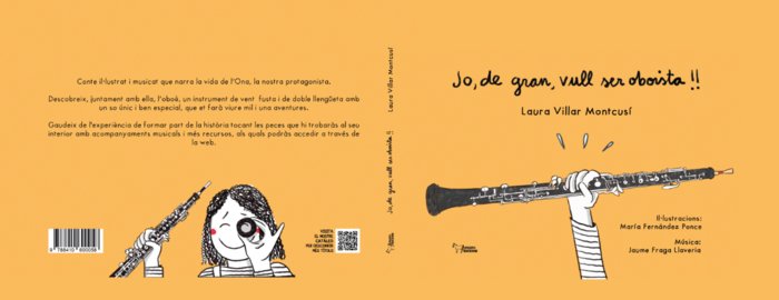 Jo, de gran, vull ser oboista!!, de VILLAR MONTCUSI, LAURA | portada del libro