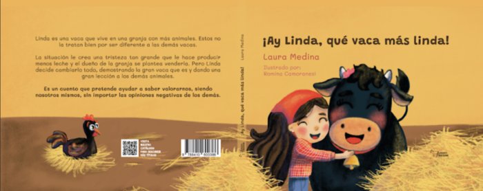 AY LINDA QUE VACA MAS LINDA, de MEDINA MONTALBAN, LAURA | portada del libro