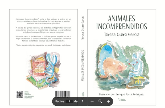 ANIMALES INCOMPRENDIDOS, de OTERO GARCIA, TERESA | portada del libro