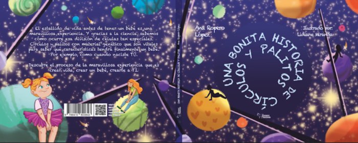 UNA BONITA HISTORIA DE CIRCULOS Y PALITOS, de ROPERO LOPEZ, ANA Y HANNAH | portada del libro