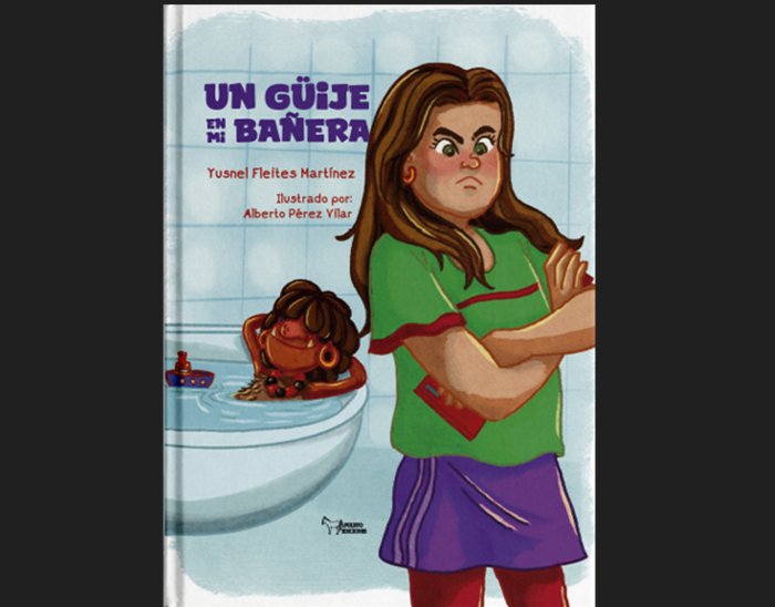 Un güije en mi bañera, de Fleites, Yusnel | portada del libro