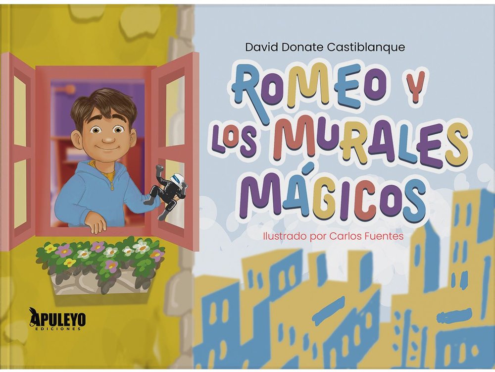 ROMEO Y LOS MURALES MAGICOS, de DONATE CASTIBLANQUE, DAVID | portada del libro