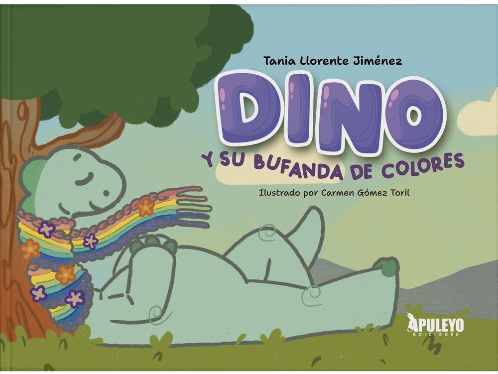 DINO Y SU BUFANDA DE COLORES, de LLORENTE JIMENEZ, TANIA | portada del libro