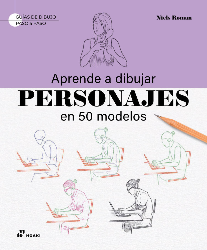 Aprende a dibujar Personajes, de Roman, Niels | portada del libro