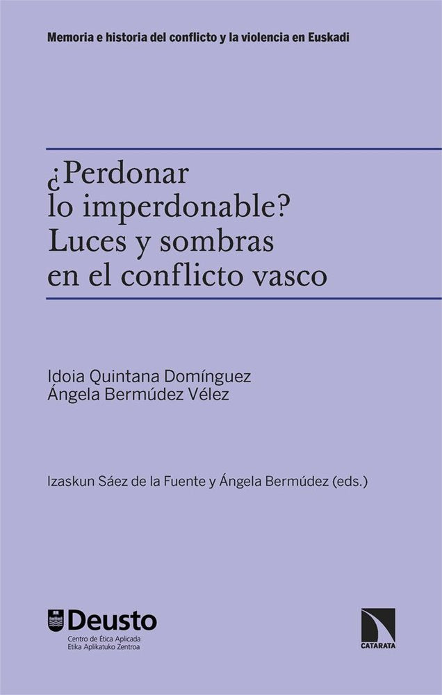 PERDONAR LO IMPERDONABLE, de BERMUDEZ VELEZ,ANGELA | portada del libro