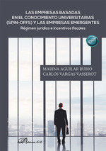LAS EMPRESAS BASADAS EN EL CONOCIMIENTO UNIVERSITARIAS (SPIN, de AGUILAR RUBIO, MARINA | portada del libro