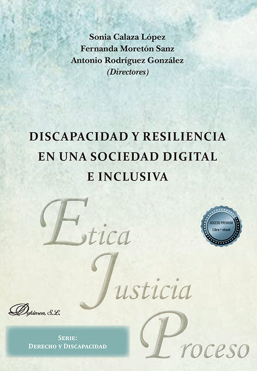 Discapacidad y resiliencia en una sociedad digital e inclusiva | portada del libro