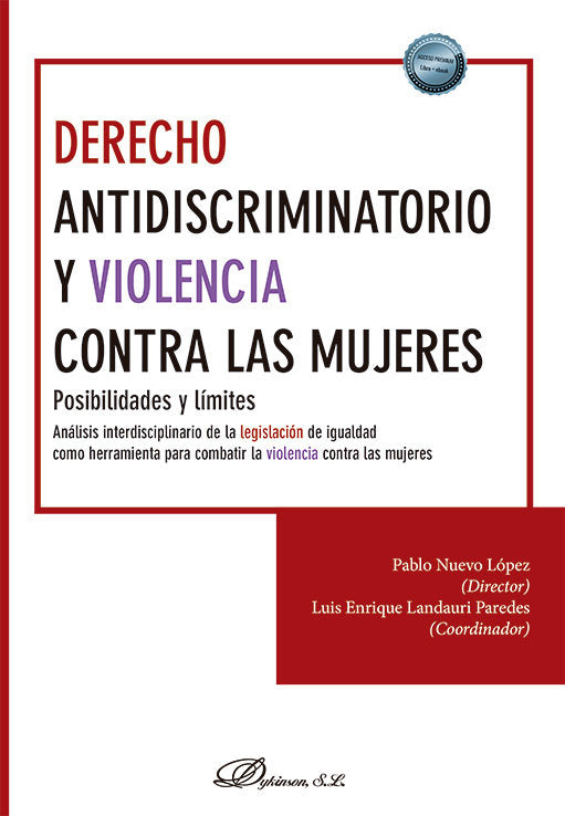 DERECHO ANTIDISCRIMINATORIO Y VIOLENCIA CONTRA LAS MUJERES, de AA.VV. | portada del libro