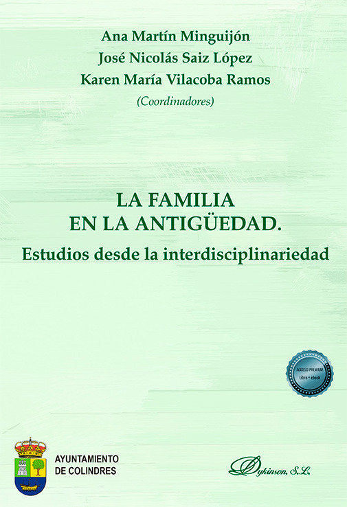 FAMILIA EN ANTIGUEDAD ESTUDIOS DESDE INTERDISCIPLINARIEDAD, de AA.VV. | portada del libro