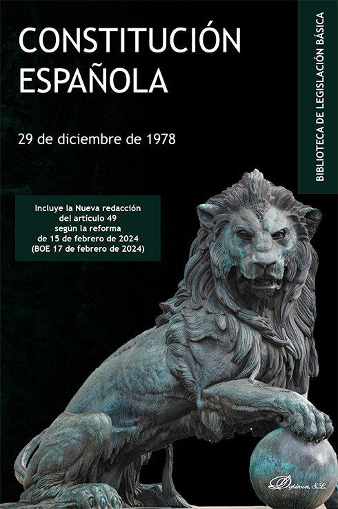 CONSTITUCION ESPAÑOLA 29 DE DICIEMBRE DE 1978, de DYKINSON | portada del libro