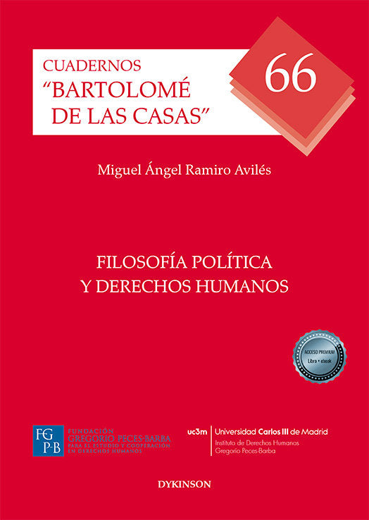 FILOSOFIA POLITICA Y DERECHOS HUMANOS, de RAMIRO AVILES, MIGUEL ANGEL | portada del libro