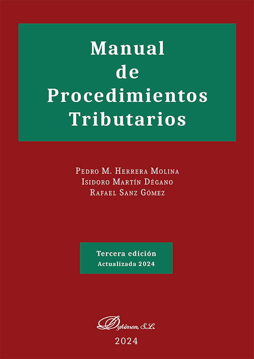 MANUAL DE PROCEDIMIENTOS TRIBUTARIOS, de SANZ GOMEZ, RAFAEL | portada del libro