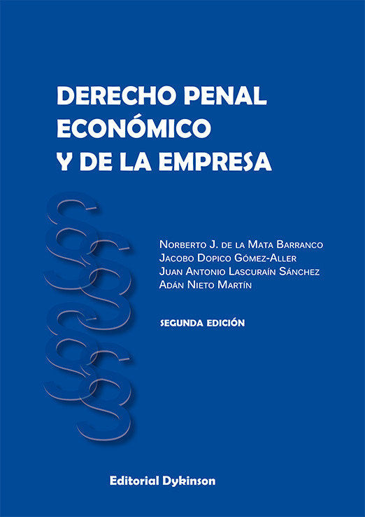 DERECHO PENAL ECONOMICO Y DE LA EMPRESA, de MATA BARRANCO, NORBERTO J. DE LA | portada del libro