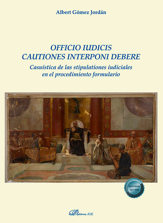 OFFICIO IUDICIS CAUTIONES INTERPONI DEBERE, de GOMEZ JORDAN, ALBERT | portada del libro