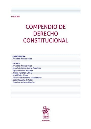 COMPENDIO DE DERECHO CONSTITUCIONAL 2ª EDICION, de ALVAREZ VELEZ | portada del libro