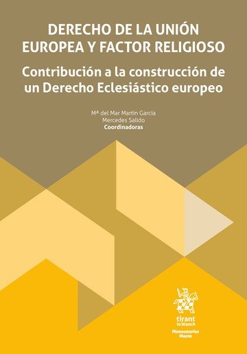 DERECHO DE LA UNION EUROPEA Y FACTOR RELIGIOSO CONTRIBUCION, de SALIDO | portada del libro