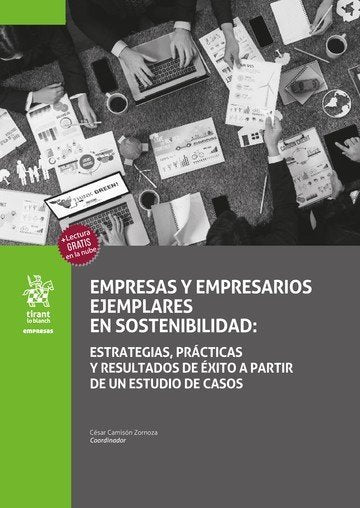 EMPRESAS Y EMPRESARIOS EJEMPLARES EN SOSTENIBILIDAD ESTRATEG, de CAMISON ZORNOZA | portada del libro