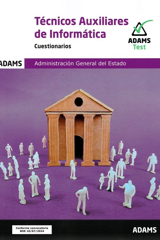 TECNICOS AUXILIARES DE INFORMATICA - CUESTIONARIOS | portada del libro