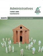 CUESTIONARIOS ADMINISTRATIVOS TURNO LIBRE 2024, de AA.VV. | portada del libro