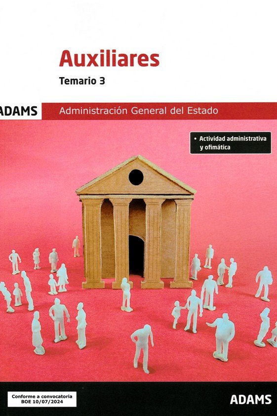 TEMARIO 3 AUXILIARES DE LA ADMINISTRACION GENERAL DEL ESTADO, de VARIOS | portada del libro