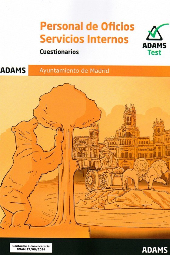 PERSONAL DE OFICIOS. SERVICIOS INTERNOS - CUESTIONARIOS | portada del libro
