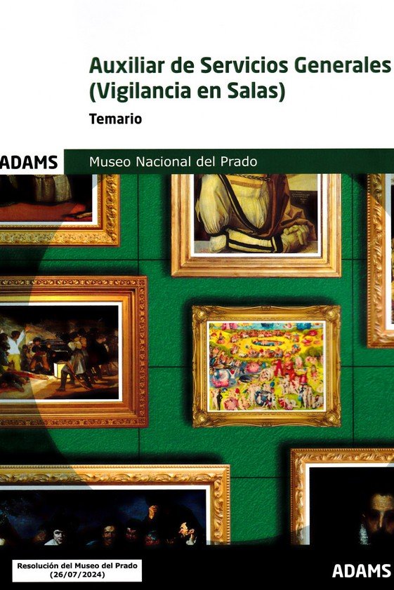 AUXILIAR DE SERVICIOS GENERALES ( VIGILANCIA DE SALAS) - TEMARIO | portada del libro