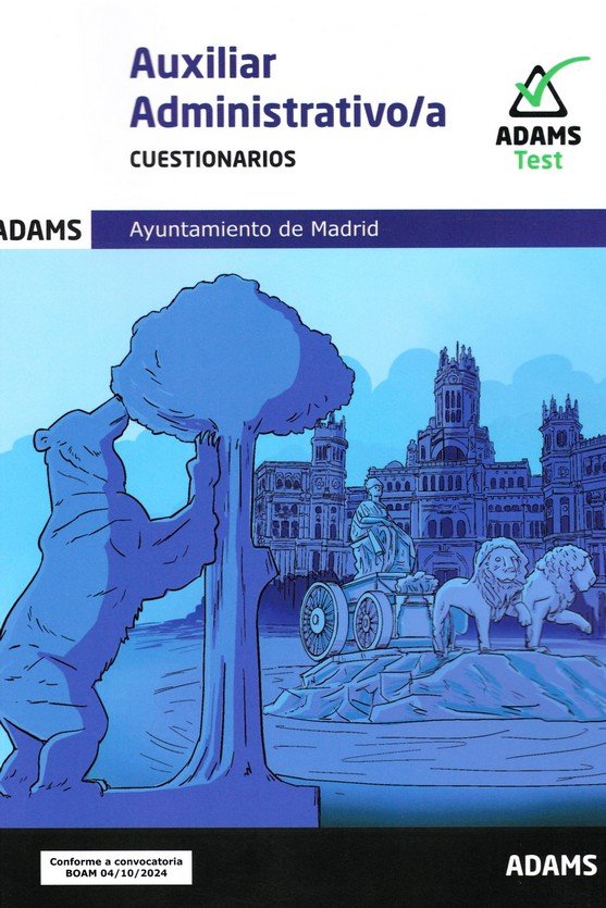AUXILIAR ADMINISTRATIVO/A - CUESTIONARIOS, de JUNYENT | portada del libro