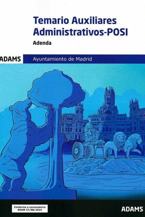 TEMARIO AUXILIARES ADMINISTRATIVOS -POSI -(ADENDA) | portada del libro