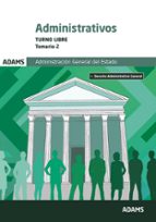 ADMINISTRATIVOS (TURNO LIBRE) - TEMARIO 2, de Varios autores | portada del libro