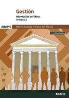 GESTION ( PROMOCION INTERNA) - TEMARIO 2, de Varios autores | portada del libro