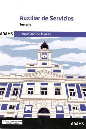 AUXILIAR DE SERVICIOS ( COMUNIDAD DE MADRID) - TEMARIO | portada del libro