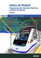 METRO DE MADRID - TEMARIO, de Varios autores | portada del libro