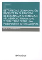 ESTRATEGIAS DE INNOVACION DOCENTE EN EL PROCESO DE ENSEÑANZA, de Eva María Sánchez Sánchez | portada del libro