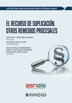 EL RECURSO DE SUPLICACION, de GONZALEZ HERNANDEZ, ANA | portada del libro
