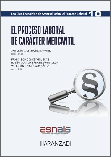 10.EL PROCESO LABORAL DE CARACTER MERCANTIL, de VV.AA. | portada del libro