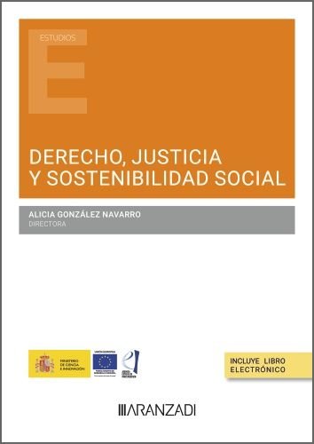 DERECHO, JUSTICIA Y SOSTENIBILIDAD SOCIAL | portada del libro