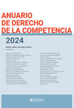 Anuario de derecho de la competencia 2024, de MIGUEL ANGEL RECUERDA GIRELA | portada del libro