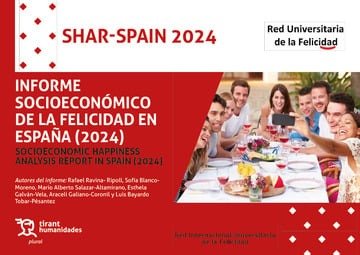 INFORME SOCIOECONOMICO DE LA FELICIDAD EN ESPAÑA (2024), de RAVINA-RIPOLL | portada del libro
