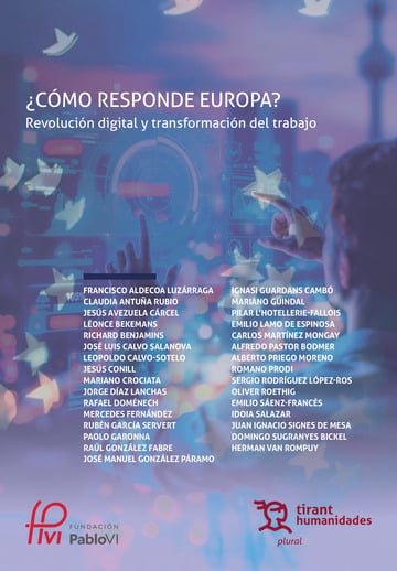 ¿COMO RESPONDE EUROPA? REVOLUCION DIGITAL Y TRANSFORMACION DEL TRABAJO, de CALVO SALANOVA | portada del libro