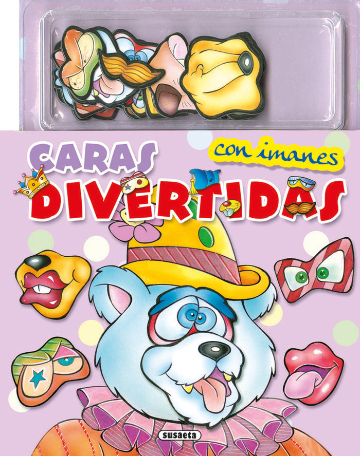 CARAS DIVERTIDAS CON IMANES, de SUSAETA | portada del libro