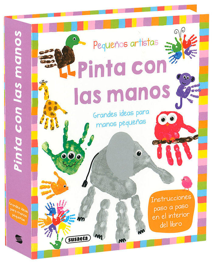 PINTA CON LAS MANOS, de SUSAETA | portada del libro