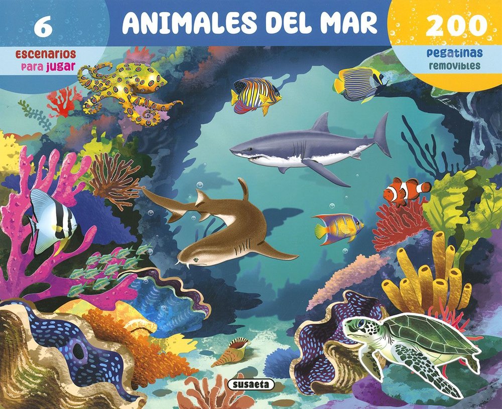 ANIMALES DEL MAR, de SUSAETA EDICIONES | portada del libro