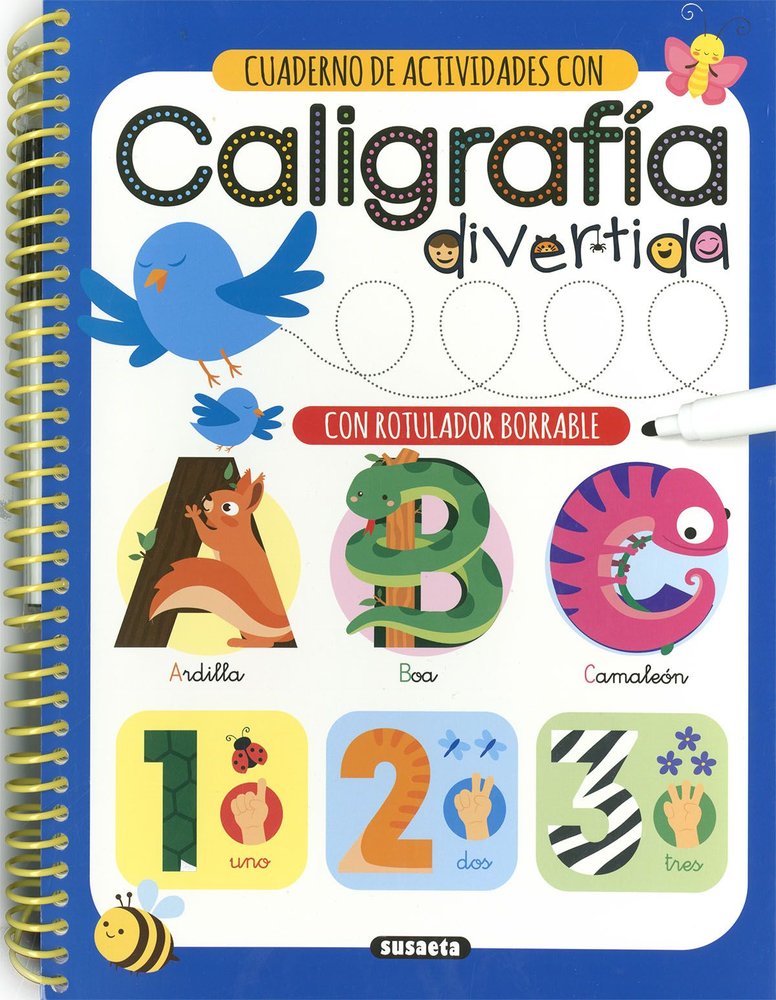 CALIGRAFIA DIVERTIDA, de SUSAETA EDICIONES | portada del libro