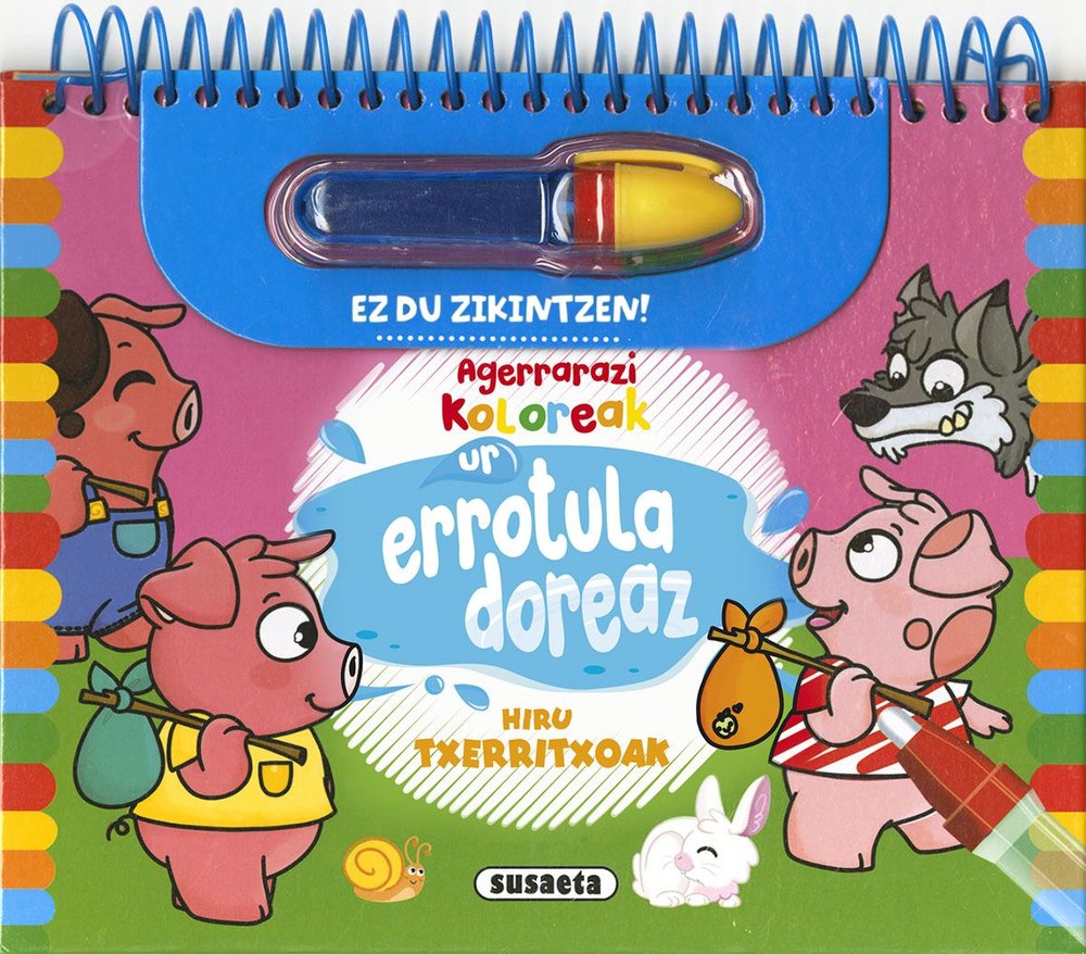 HIRU TXERRITXOAK, de EDICIONES, SUSAETA | portada del libro
