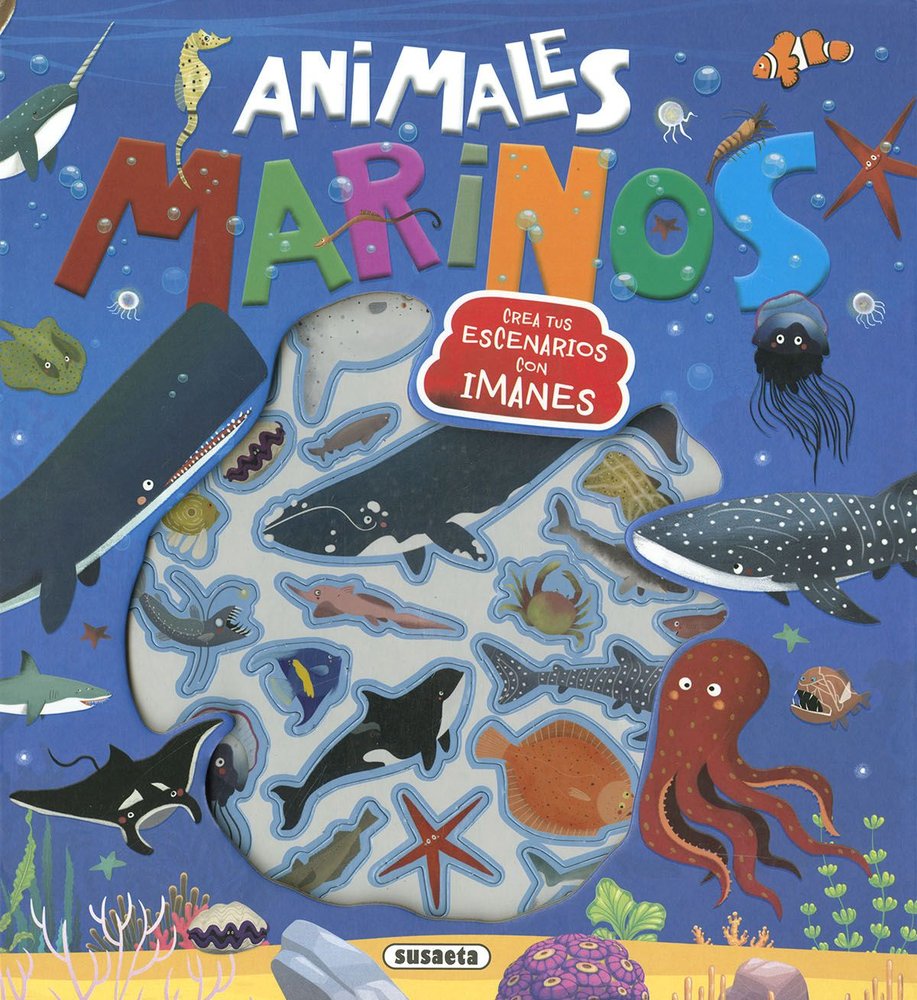ANIMALES MARINOS, de SUSAETA EDICIONES | portada del libro