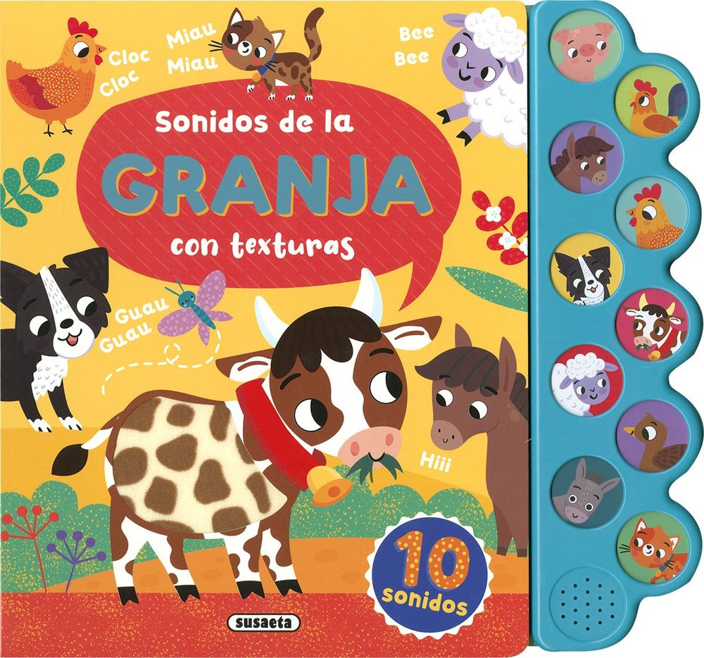 SONIDOS DE LA GRANJA, de SUSAETA EDICIONES | portada del libro